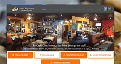Desktop Screenshot of cafecheznous.com